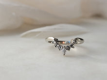 Load image into Gallery viewer, Salt and Pepper Diamond and Marquise Cut Diamond Band