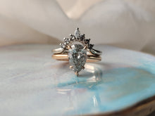Load image into Gallery viewer, Salt and Pepper Diamond and Marquise Cut Diamond Band