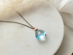 Sky Blue Topaz Necklace