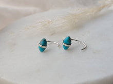 Load image into Gallery viewer, Melissa Joy Manning Turquoise Wrap Stud Earrings