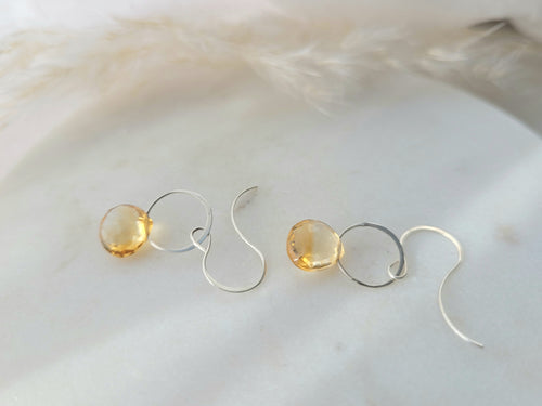 Melissa Joy Manning Citrine Drop Earrings