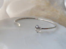 Load image into Gallery viewer, Melissa Joy Manning Herkimer Quartz Diamond Cuff Bracelet