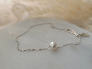 Melissa Joy Manning Floating Pearl Chain Bracelet