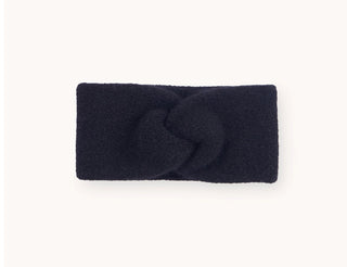 Twisted Alpaca Headband - Black