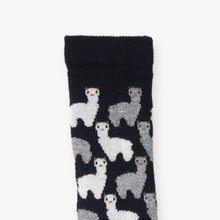 Load image into Gallery viewer, Pokoloko Alpaca Socks - Herd - Black - L/XL