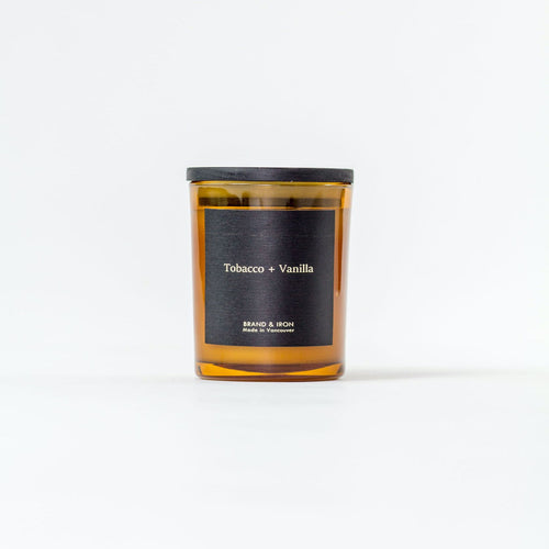 Brand & Iron Amber Series, Tobacco & Vanilla Candle