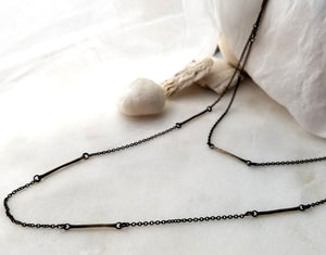 Silver Bar Necklace