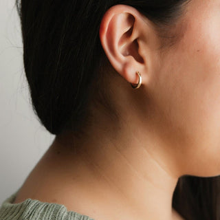 14k Gold-Filled Small Charm Hoop Earrings