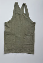 Load image into Gallery viewer, Linen Way Cuisine Rustic Green Apron