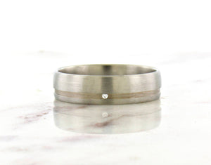 Platinum and White Gold Diamond Band
