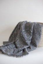 Load image into Gallery viewer, Linen Way Nelson Linen Natural/Black Throw
