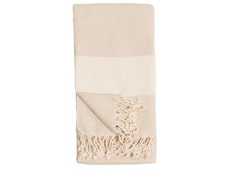 Diamond Towel - Cream