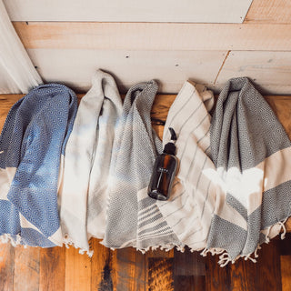 Diamond Towel - Slate