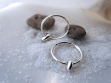 Load image into Gallery viewer, Johanna Brierley Sterling Silver Chip Hoops