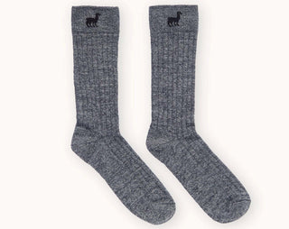 Everyday Alpaca Socks - Granite - L-XL