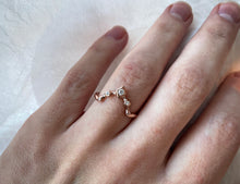 Load image into Gallery viewer, Rose Gold Ethereal Stacking Band