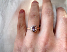 Load image into Gallery viewer, Pink Sapphire and Pink Diamond Ring