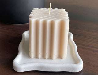 No 5 Candle - Adobe Sand