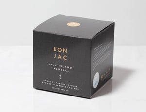 Jeju Island Bamboo Charcoal Konjac Sponge