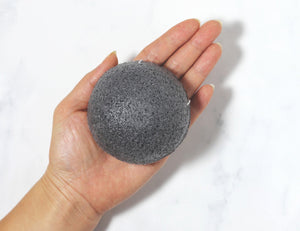 Jeju Island Bamboo Charcoal Konjac Sponge