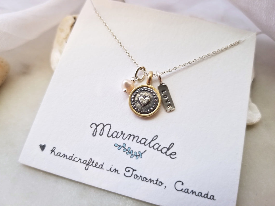 Marmalade Designs Love Charm Necklace Set