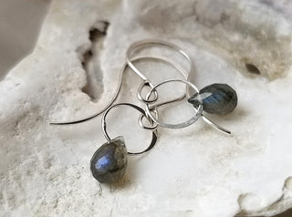 Labradorite Drop Earrings