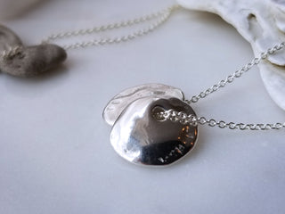 Silver Kris Luck Double Lucky Stone Necklace