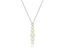 Load image into Gallery viewer, Surge Silver Pearl Pendant Small