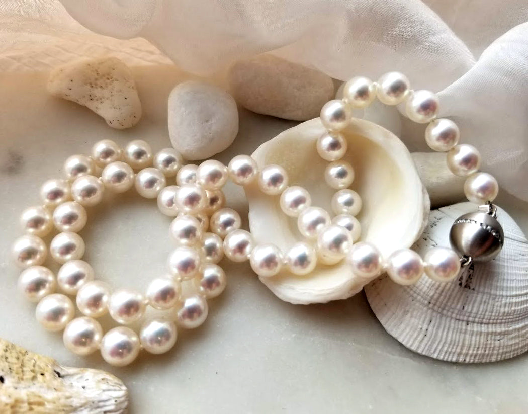Japanese Akoya Pearl Princess Necklace