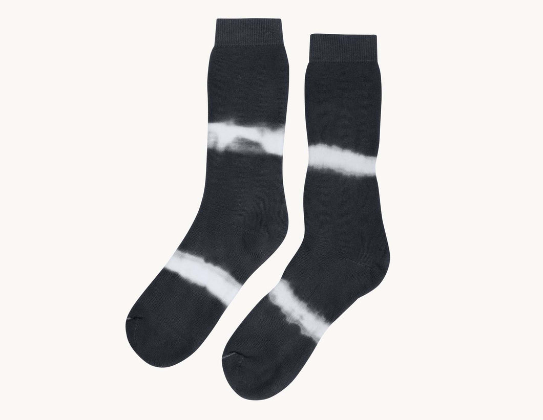 Pokoloko Pima Socks - Terry Tie Dye- Grey