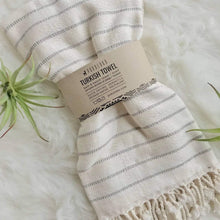 Load image into Gallery viewer, Pokoloko Bamboo Striped Towel - Mist
