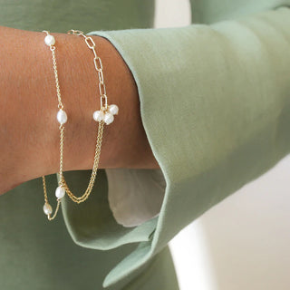 Poppy Finch Keshi Pearl Bracelet