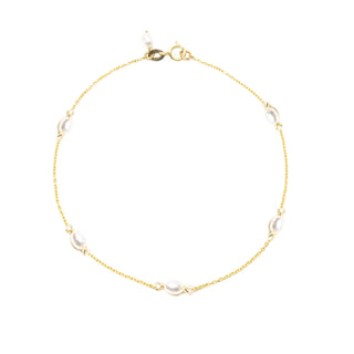Poppy Finch Keshi Pearl Bracelet