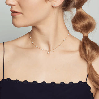 Poppy Finch Keshi Pearl Choker Necklace