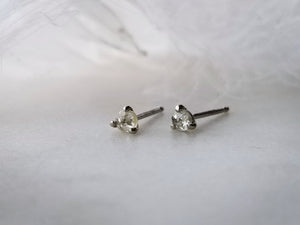 Three Claw Martini Stud Earrings