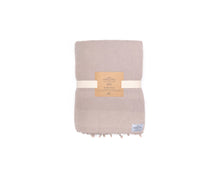 Load image into Gallery viewer, Tofino Towel Co. Shore Washed Waffle Throw Mink