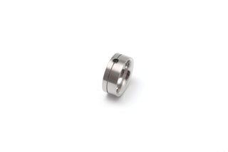 Stainless Steel Band With Black Diamond
