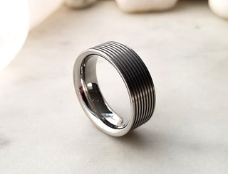 Stainless Steel Band With Grooves