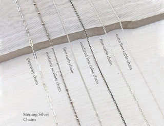 Sterling Silver Chains