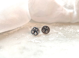 Sterling Silver "Cherries" Studs