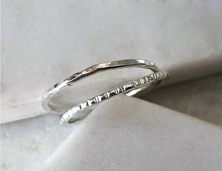Sterling Silver Stacking Bands