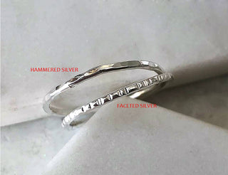 Sterling Silver Stacking Bands