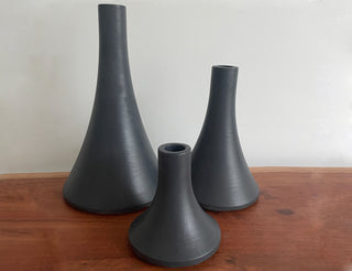 Taper Candle Holders - Onyx