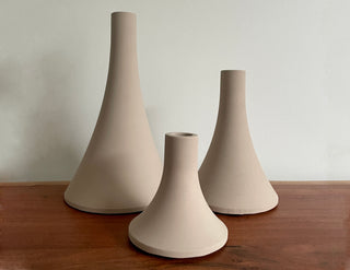 Taper Candle Holders - Sand