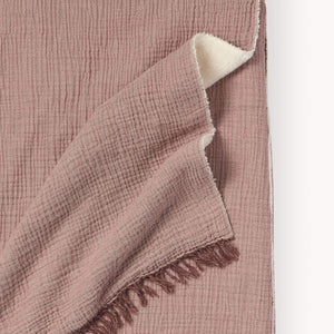 Pokoloko Fleece Lined Crinkle Throw - Shell