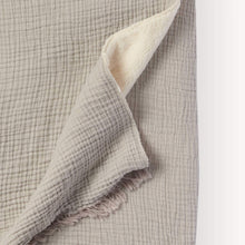 Load image into Gallery viewer, Pokoloko Fleece Lined Crinkle Throw - Grey