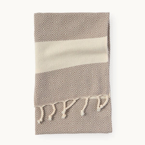 Pokoloko Diamond Hand Towel - Dune