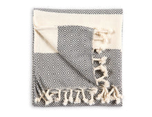 Load image into Gallery viewer, Pokoloko Diamond Hand Towel - Slate