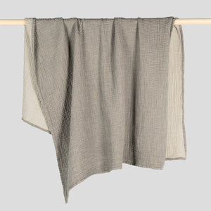 Pokoloko Crinkle Baby Blanket - Grey