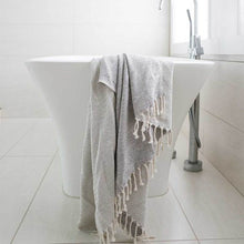 Load image into Gallery viewer, Pokoloko Bamboo Turkish Towel - Mixed Grey